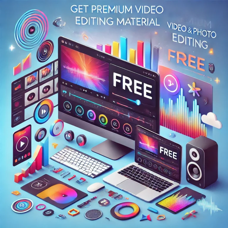 Get Premium Video and Photo Editing Material for Free on Our Site!