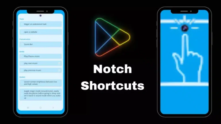 Download Touch The Notch – Shortcuts App | Best Gesture Shortcut App for Android